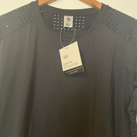 Senita Athletics Laser Cut Pullover Top - Picture 3 of 8